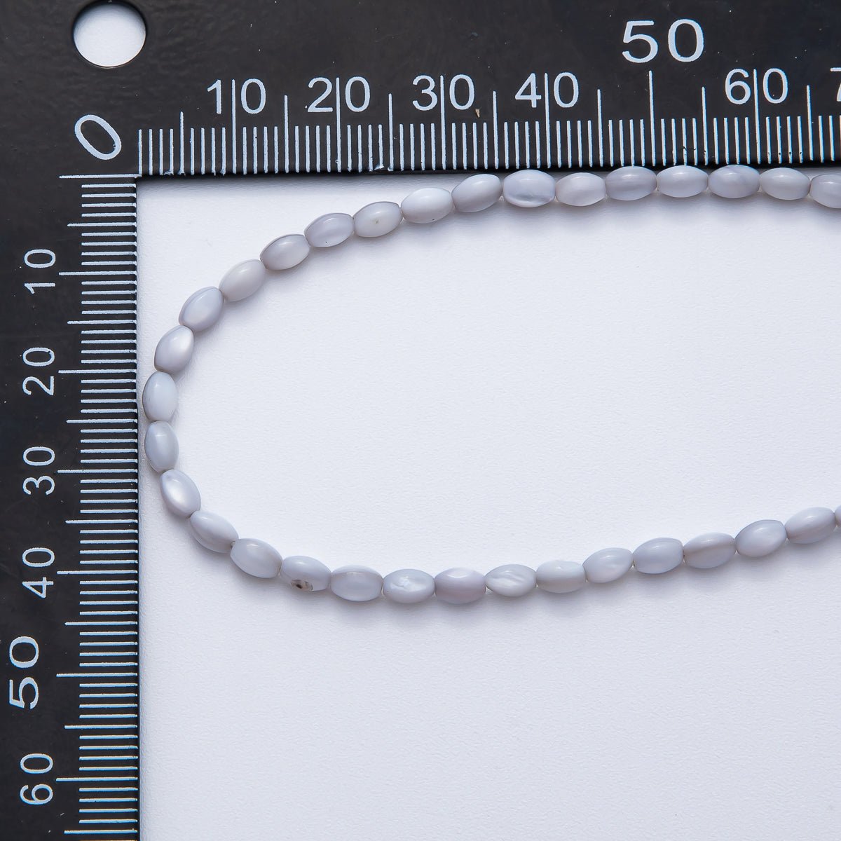 4.3mm Blue, Grey Horse Conch Shell Pearl Dyed Beads Strands | WA - 3495 WA - 3496 - DLUXCA