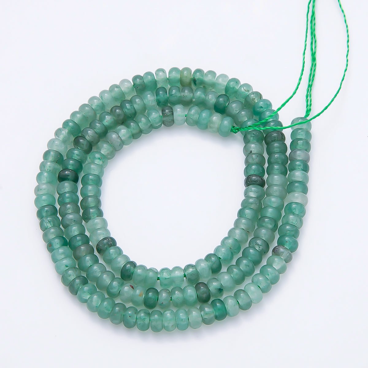 4mm Rondelle Natural Gemstone Bead Strand Finding | WA-00043 - DLUXCA