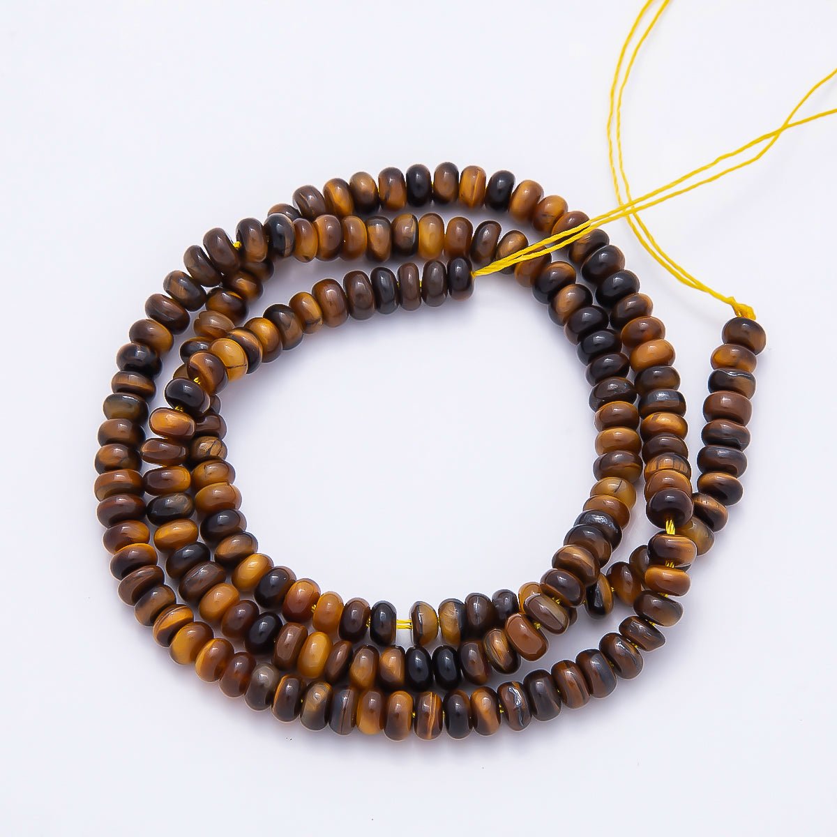 4mm Rondelle Natural Gemstone Bead Strand Finding | WA-00043 - DLUXCA