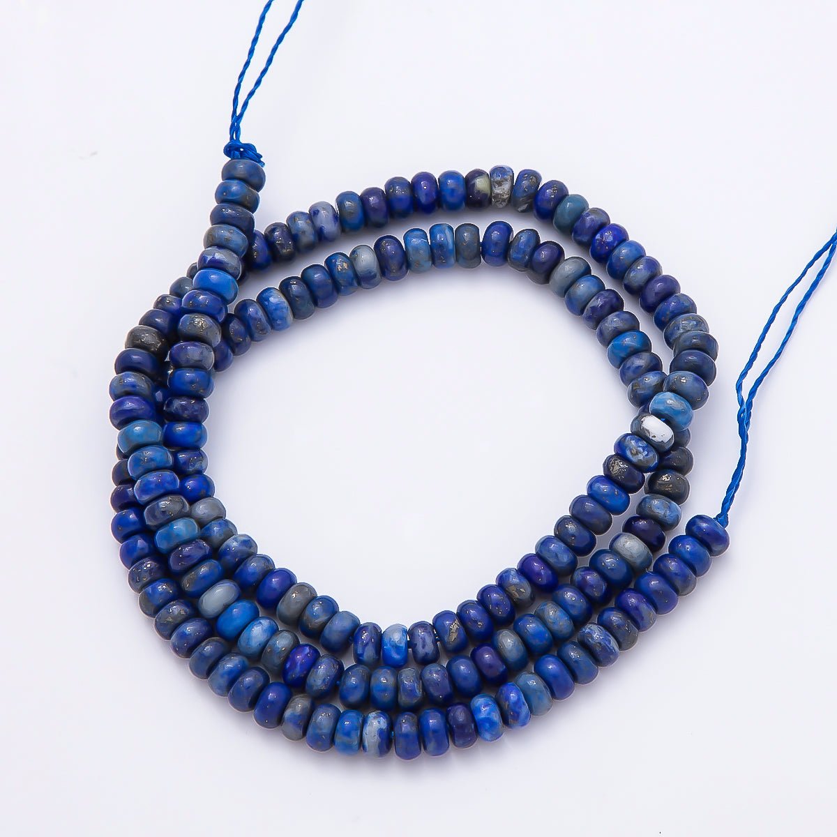 4mm Rondelle Natural Gemstone Bead Strand Finding | WA-00043 - DLUXCA