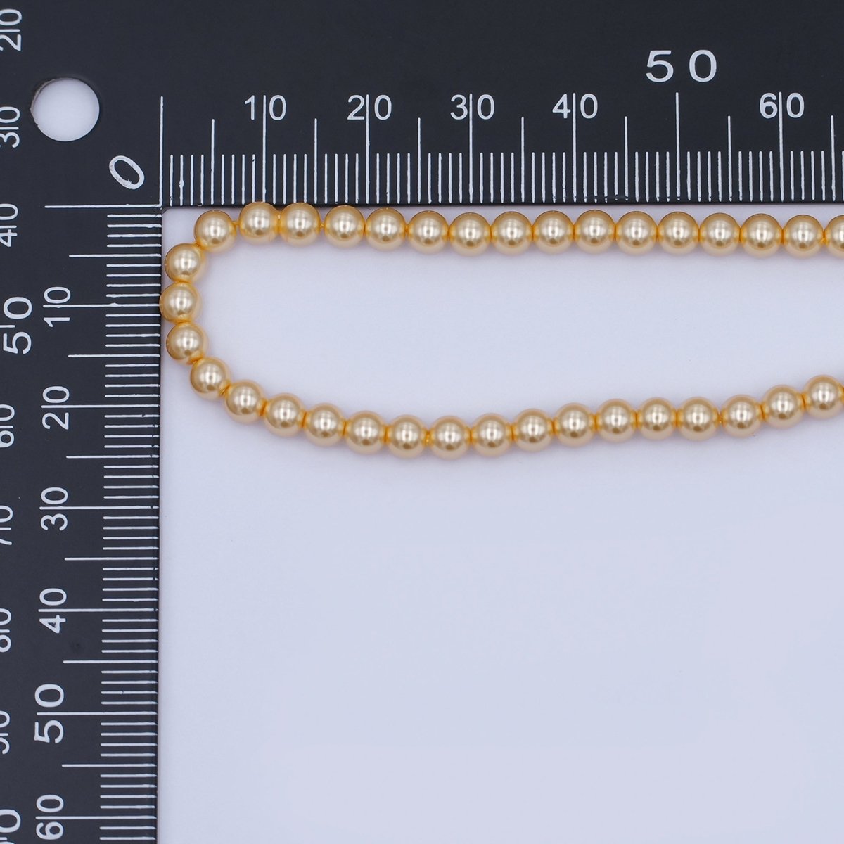 4mm Round White, Purple, Pink Shell Pearl Strand | WA - 2987 ~ WA - 3011 - DLUXCA