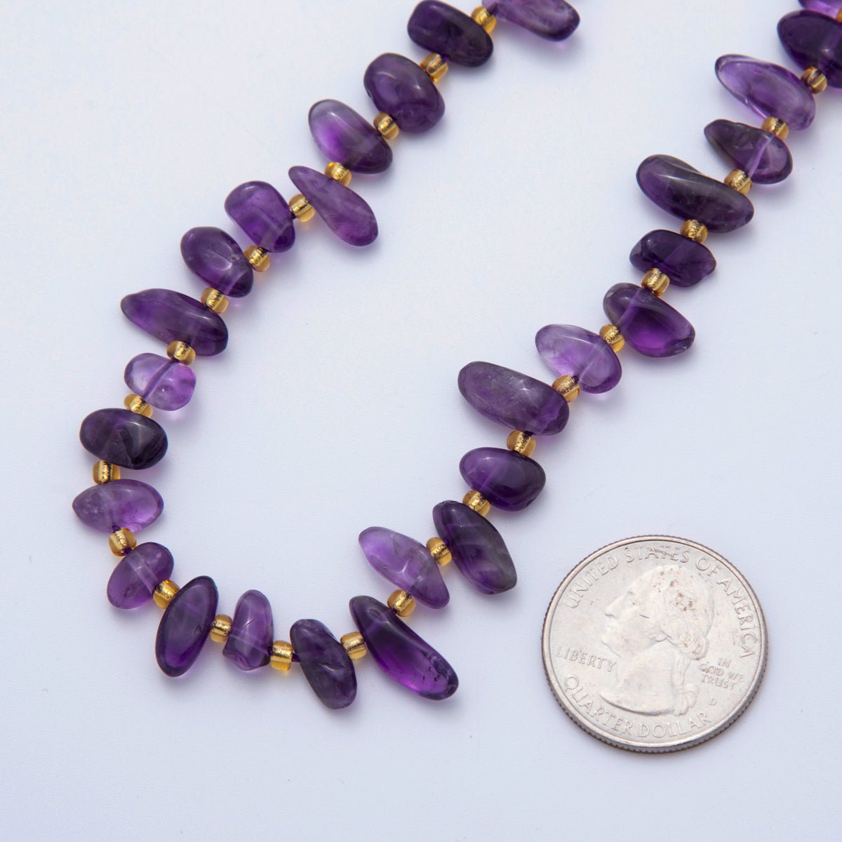 5.5mm Geometric Pebble Natural Gemstone Bead Strand Finding | WA - 1971 - DLUXCA