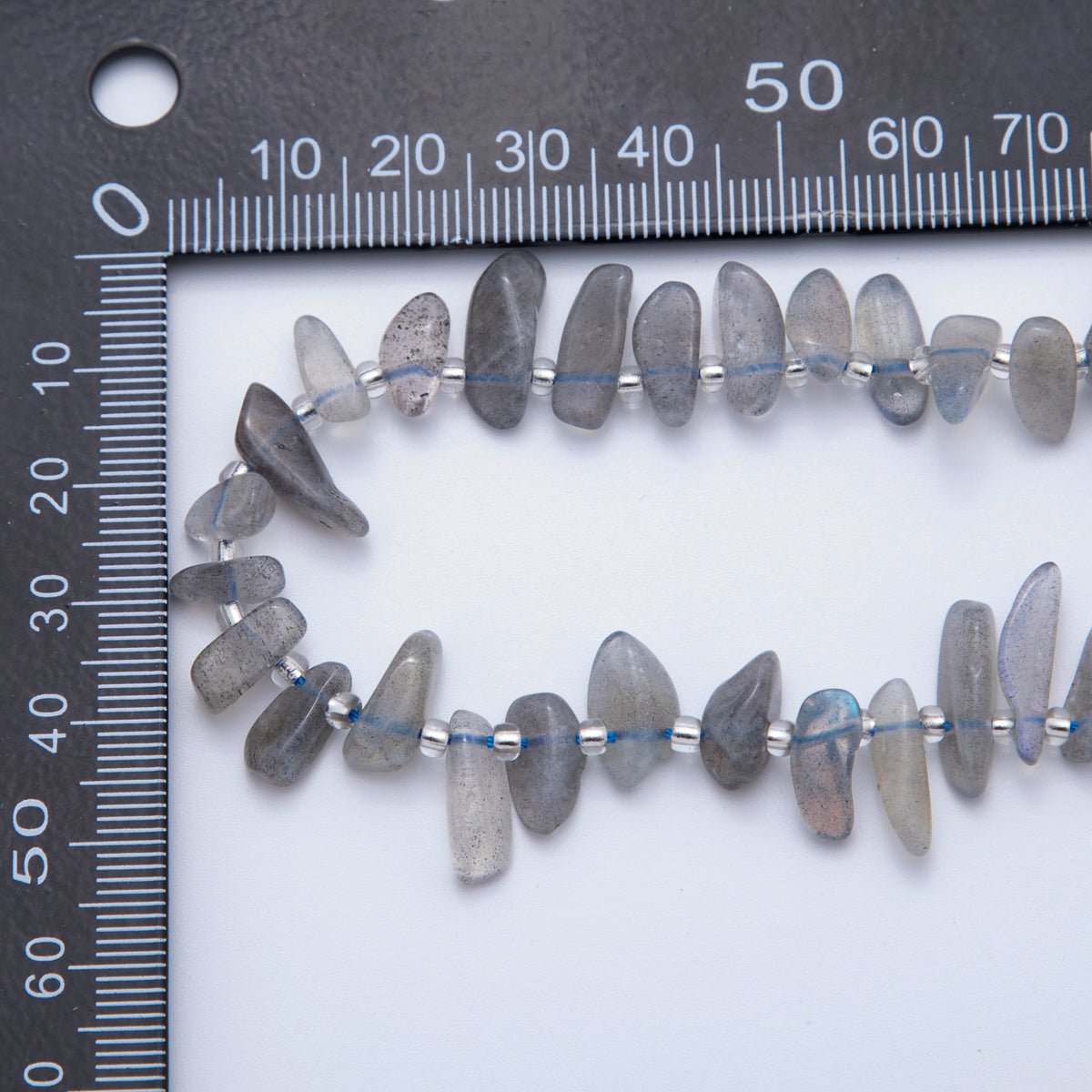 5.5mm Geometric Pebble Natural Gemstone Bead Strand Finding | WA - 1971 - DLUXCA