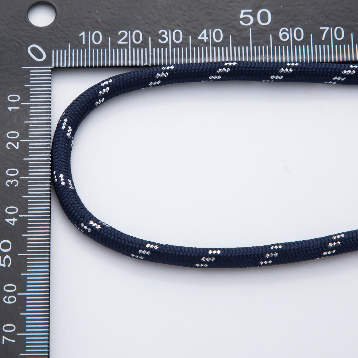 5mm Blue Cord by Yard Unfinished Paracord for Necklace Bracelet Finding | Roll - 1722 - DLUXCA