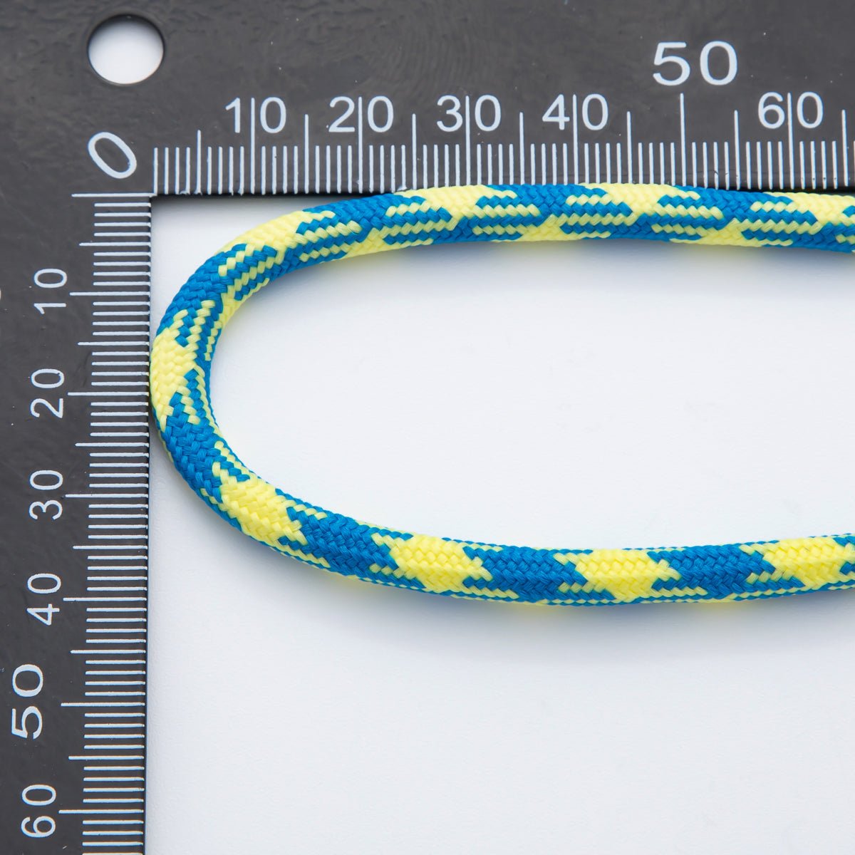 5mm Blue Yellow Cord by Yard Unfinished Paracord for Necklace Bracelet Finding | Roll - 1728 - DLUXCA
