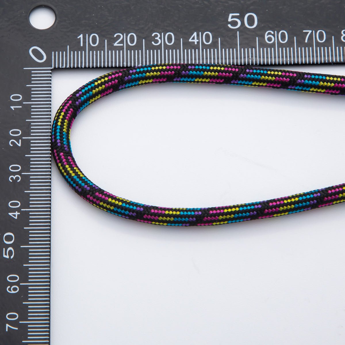 5mm Dark Blue Yellow Cord by Yard Unfinished Paracord for Necklace Bracelet Finding | Roll - 1729 - DLUXCA