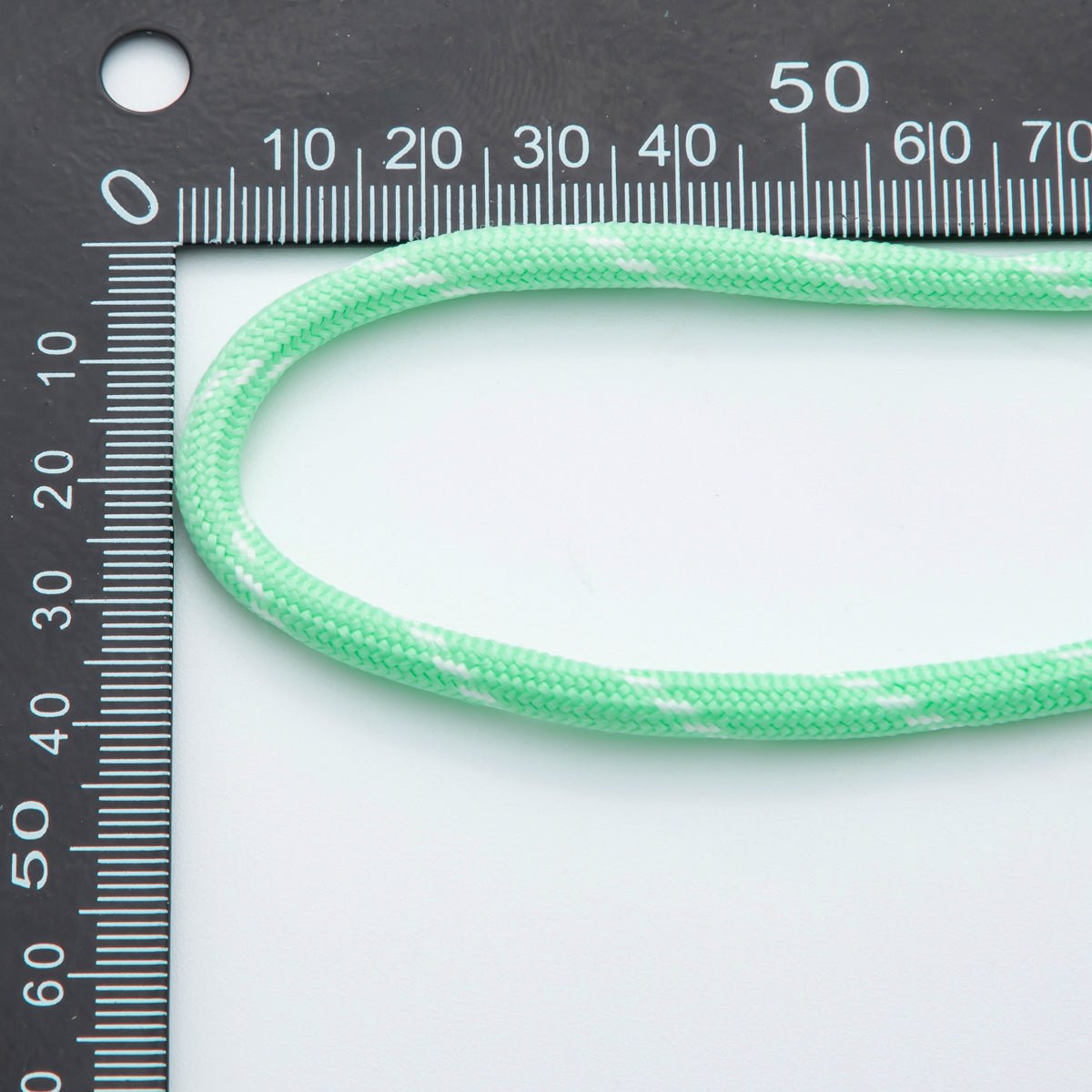 5mm Light neon Green Cord by Yard Unfinished Paracord for Necklace Bracelet Finding | Roll - 1732 - DLUXCA