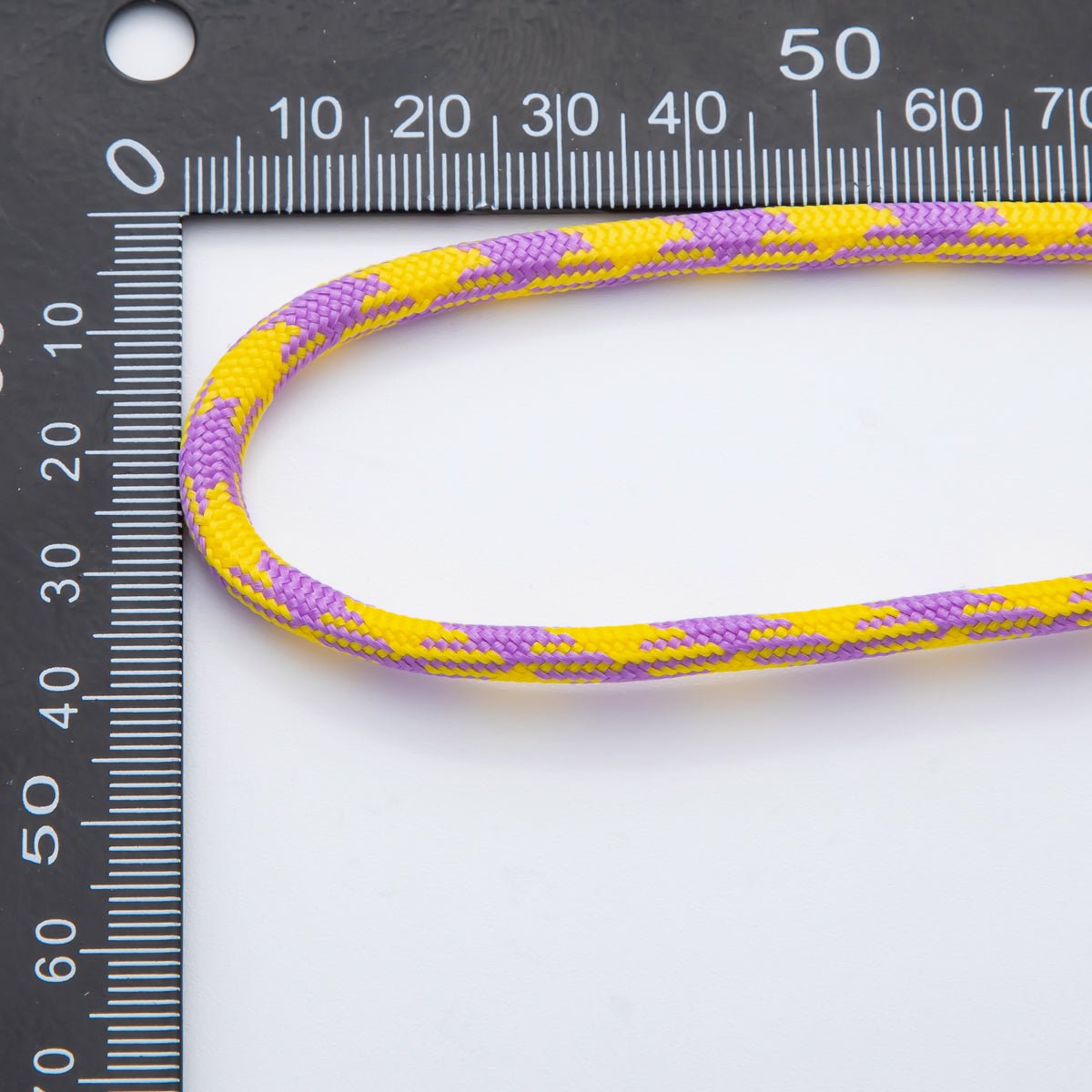 5mm Purple Yellow Cord by Yard Unfinished Paracord for Necklace Bracelet Finding | Roll - 1718 (Copy) - DLUXCA