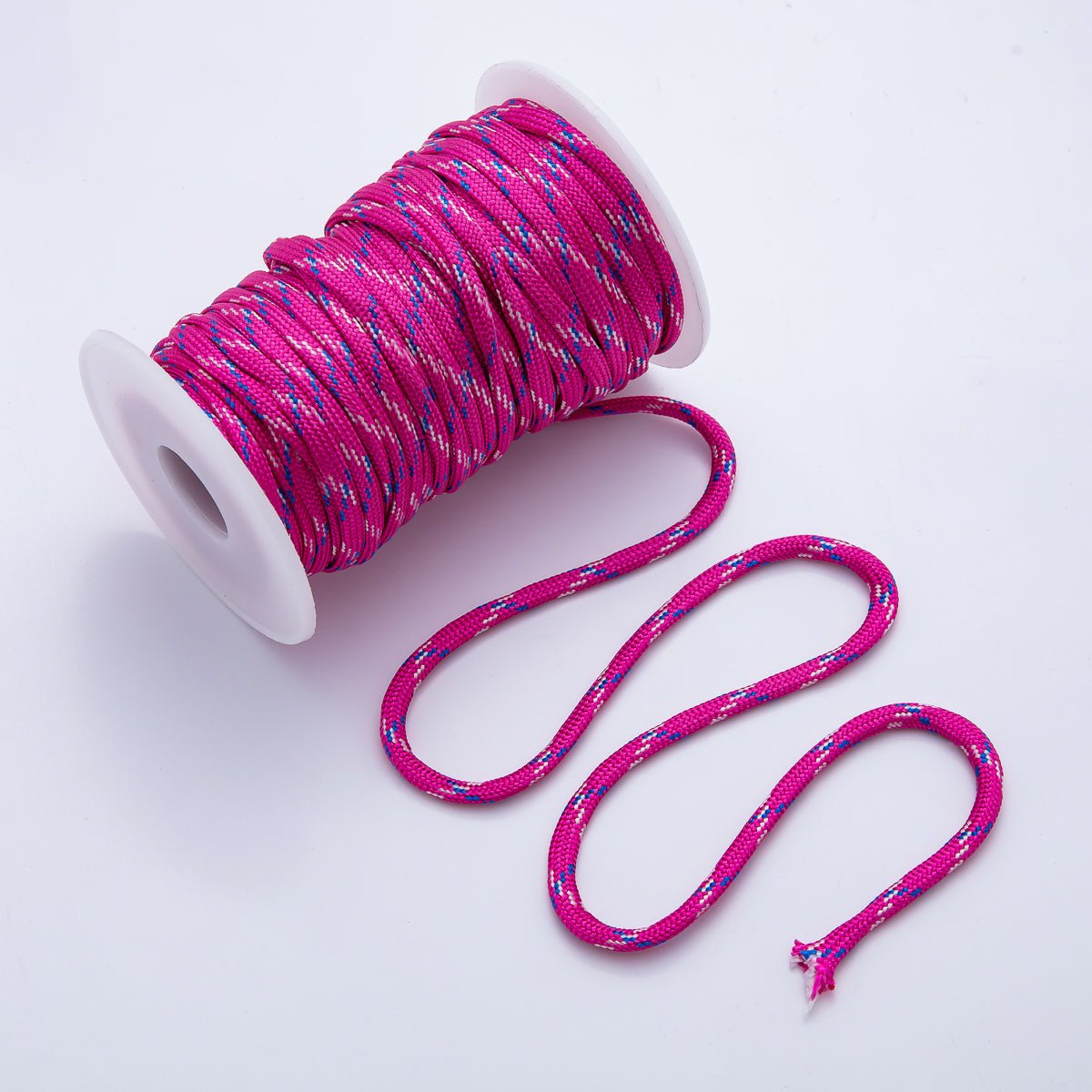 5mm Rainbow, Orange, Yellow Cord Unfinished Paracord by Yard for Necklace, Bracelet Finding | ROLL - 1733 - ROLL - 1735, ROLL - 1751 - ROLL - 1762 - DLUXCA