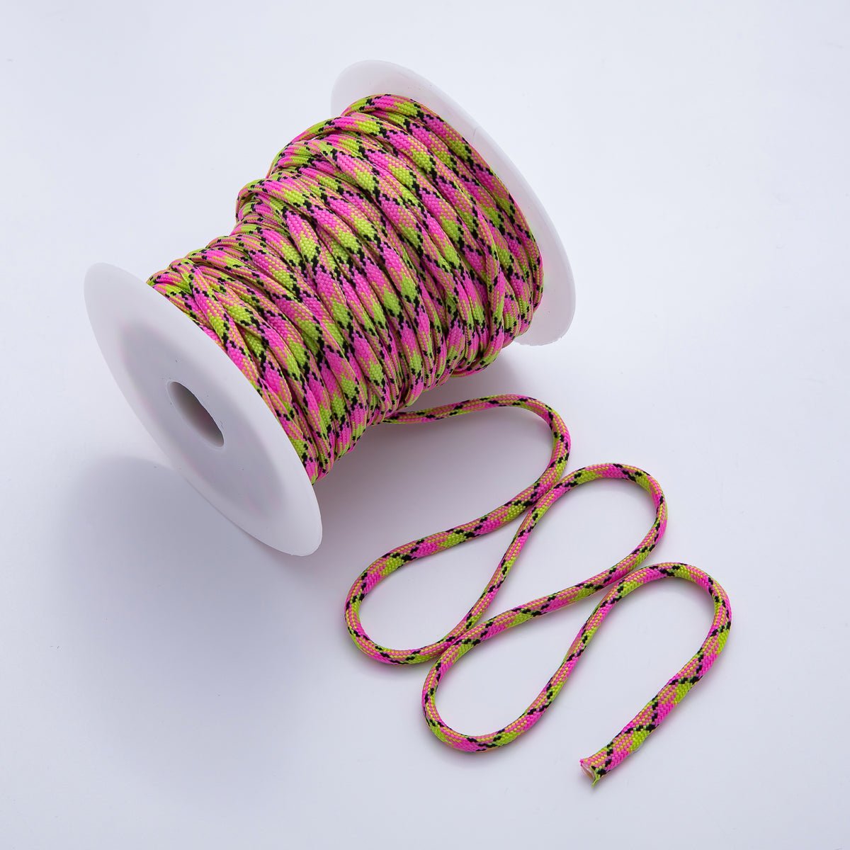 5mm Rainbow, Orange, Yellow Cord Unfinished Paracord by Yard for Necklace, Bracelet Finding | ROLL - 1733 - ROLL - 1735, ROLL - 1751 - ROLL - 1762 - DLUXCA