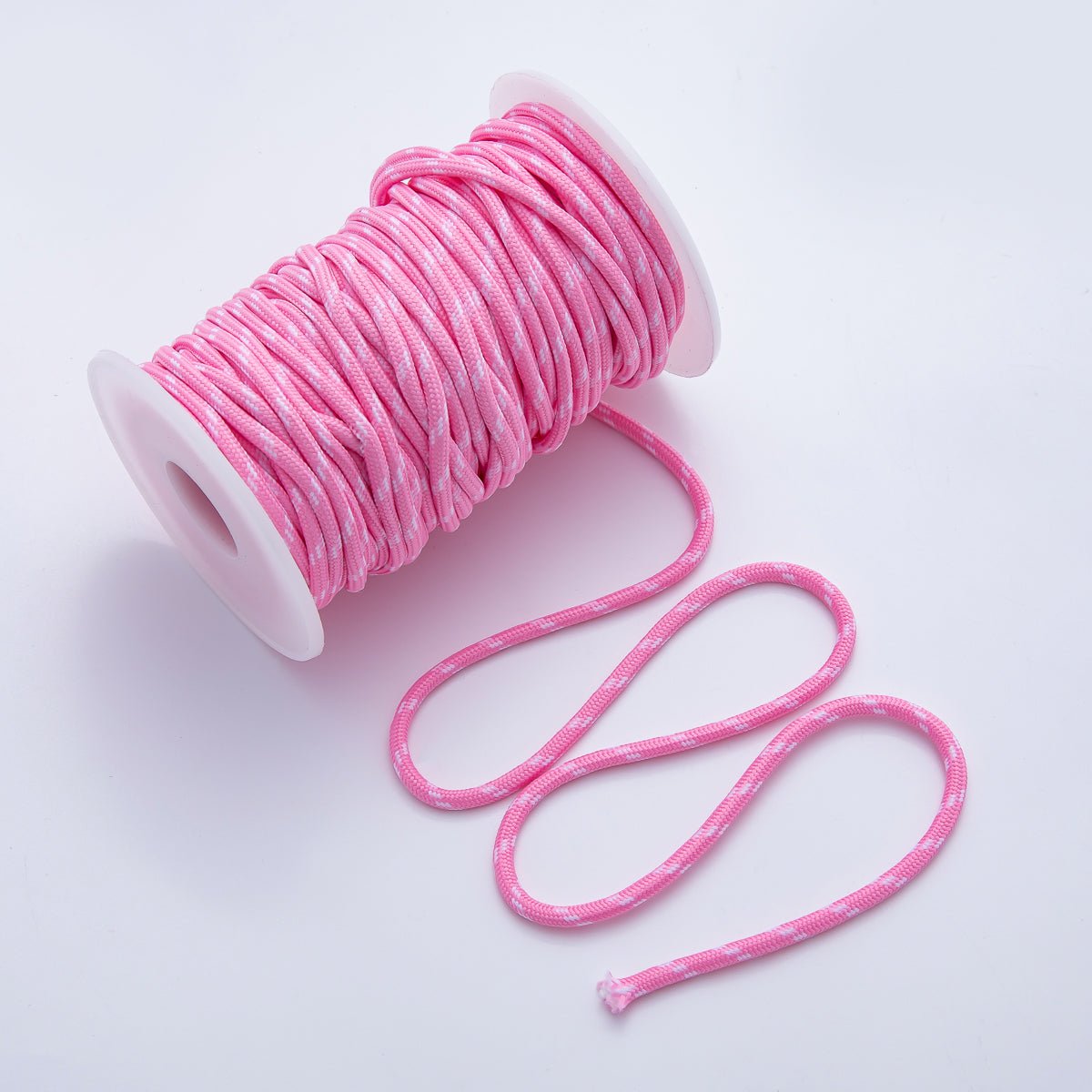 5mm Rainbow, Orange, Yellow Cord Unfinished Paracord by Yard for Necklace, Bracelet Finding | ROLL - 1733 - ROLL - 1735, ROLL - 1751 - ROLL - 1762 - DLUXCA