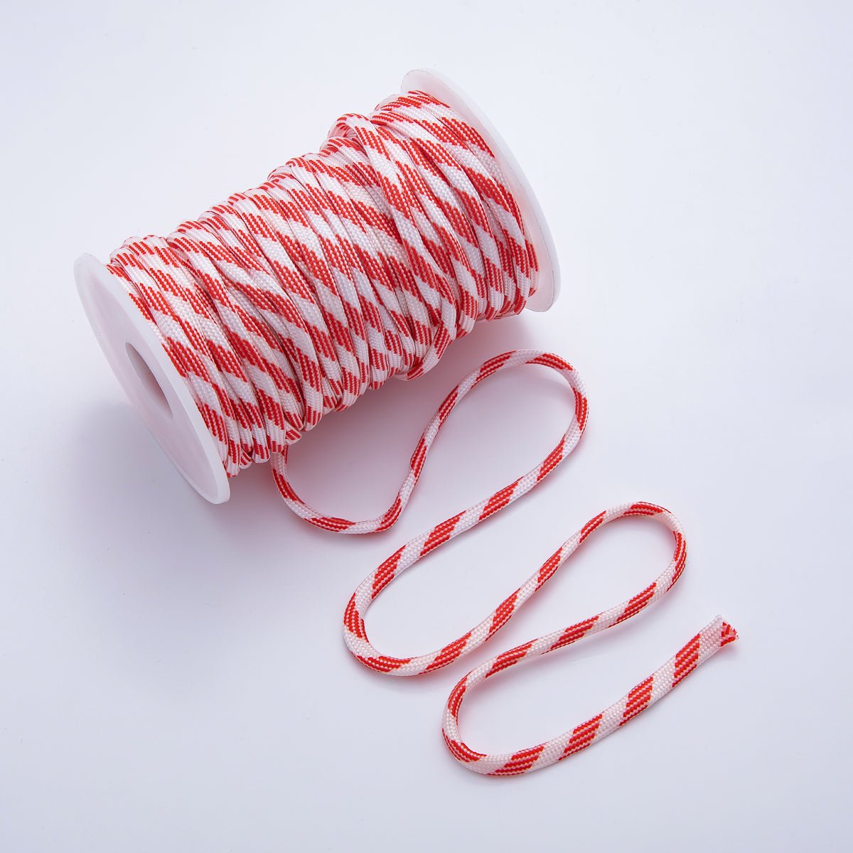 5mm Rainbow, Orange, Yellow Cord Unfinished Paracord by Yard for Necklace, Bracelet Finding | ROLL - 1733 - ROLL - 1735, ROLL - 1751 - ROLL - 1762 - DLUXCA