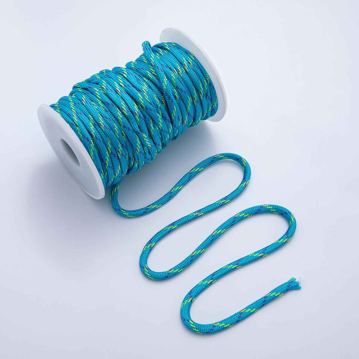 5mm Rainbow, Orange, Yellow Cord Unfinished Paracord by Yard for Necklace, Bracelet Finding | ROLL - 1733 - ROLL - 1735, ROLL - 1751 - ROLL - 1762 - DLUXCA