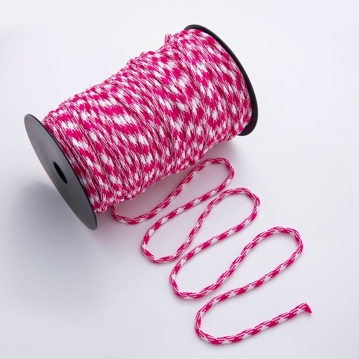 5mm Rose Red Cord by Yard Unfinished Paracord for Necklace Bracelet Finding | Roll - 1718 - DLUXCA