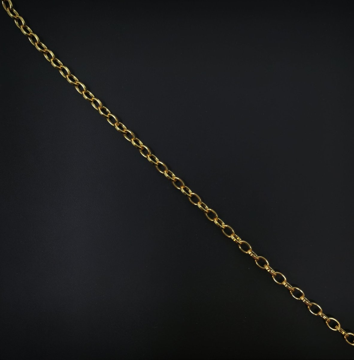 6x4mm Thick Rolo Cable Chain by the Yard, 24K Gold Filled Oval Chunky Necklace Unfinished Chain Great For Layer Necklace Choker Bracelet, CABLE Chain | ROLL - 062 Clearance Pricing - DLUXCA