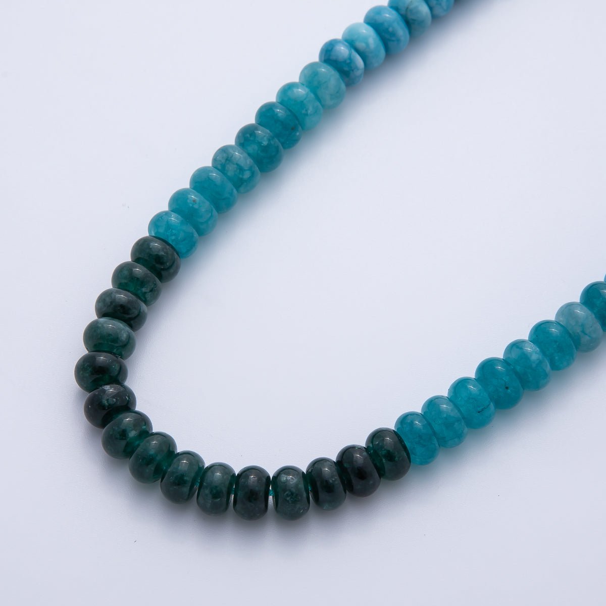 8.3mm Green, Pink, Brown Dyed Colorful Agate Rondelle Bead Strands Findings | WA - 3611, WA - 3618 ~ WA - 3621, WA - 3786 ~ WA - 3789 - DLUXCA