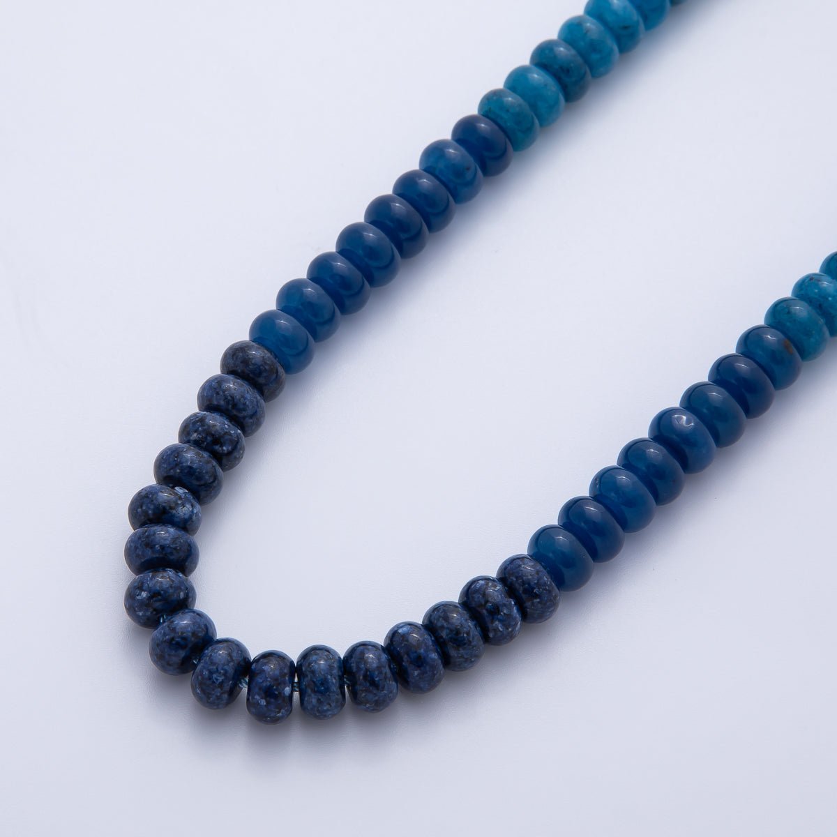 8.3mm Green, Pink, Brown Dyed Colorful Agate Rondelle Bead Strands Findings | WA - 3611, WA - 3618 ~ WA - 3621, WA - 3786 ~ WA - 3789 - DLUXCA