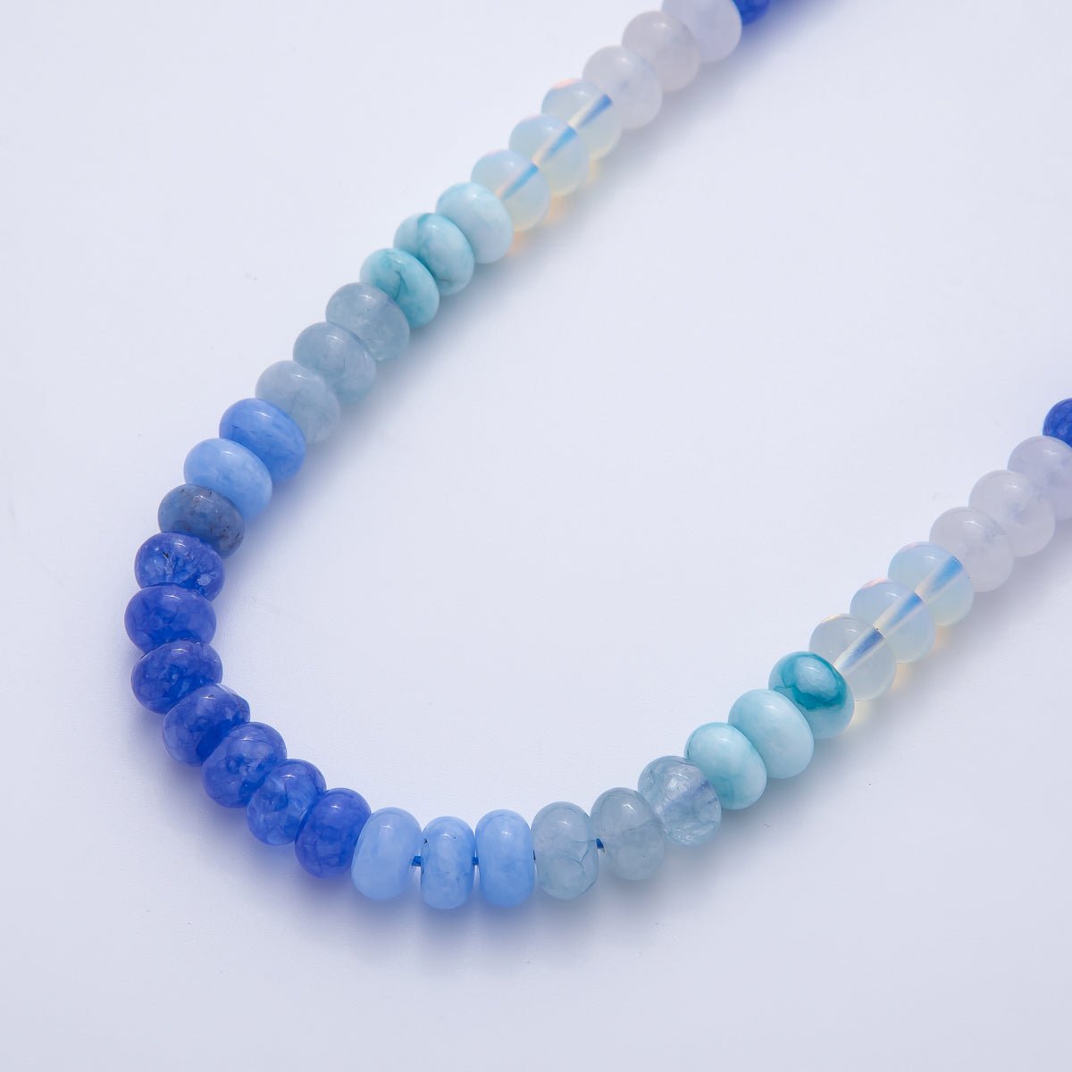 8.3mm Green, Pink, Brown Dyed Colorful Agate Rondelle Bead Strands Findings | WA - 3611, WA - 3618 ~ WA - 3621, WA - 3786 ~ WA - 3789 - DLUXCA