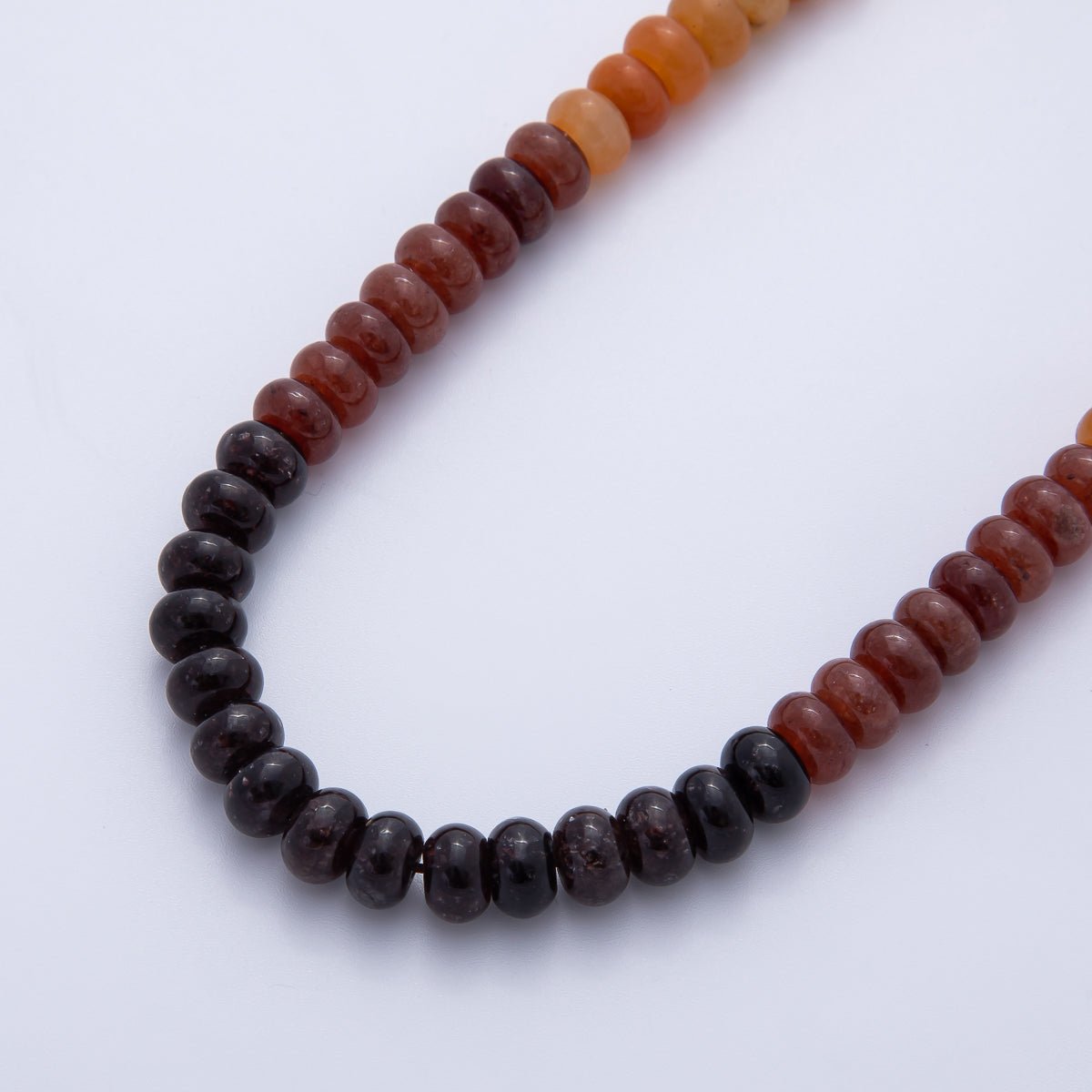 8.3mm Green, Pink, Brown Dyed Colorful Agate Rondelle Bead Strands Findings | WA - 3611, WA - 3618 ~ WA - 3621, WA - 3786 ~ WA - 3789 - DLUXCA