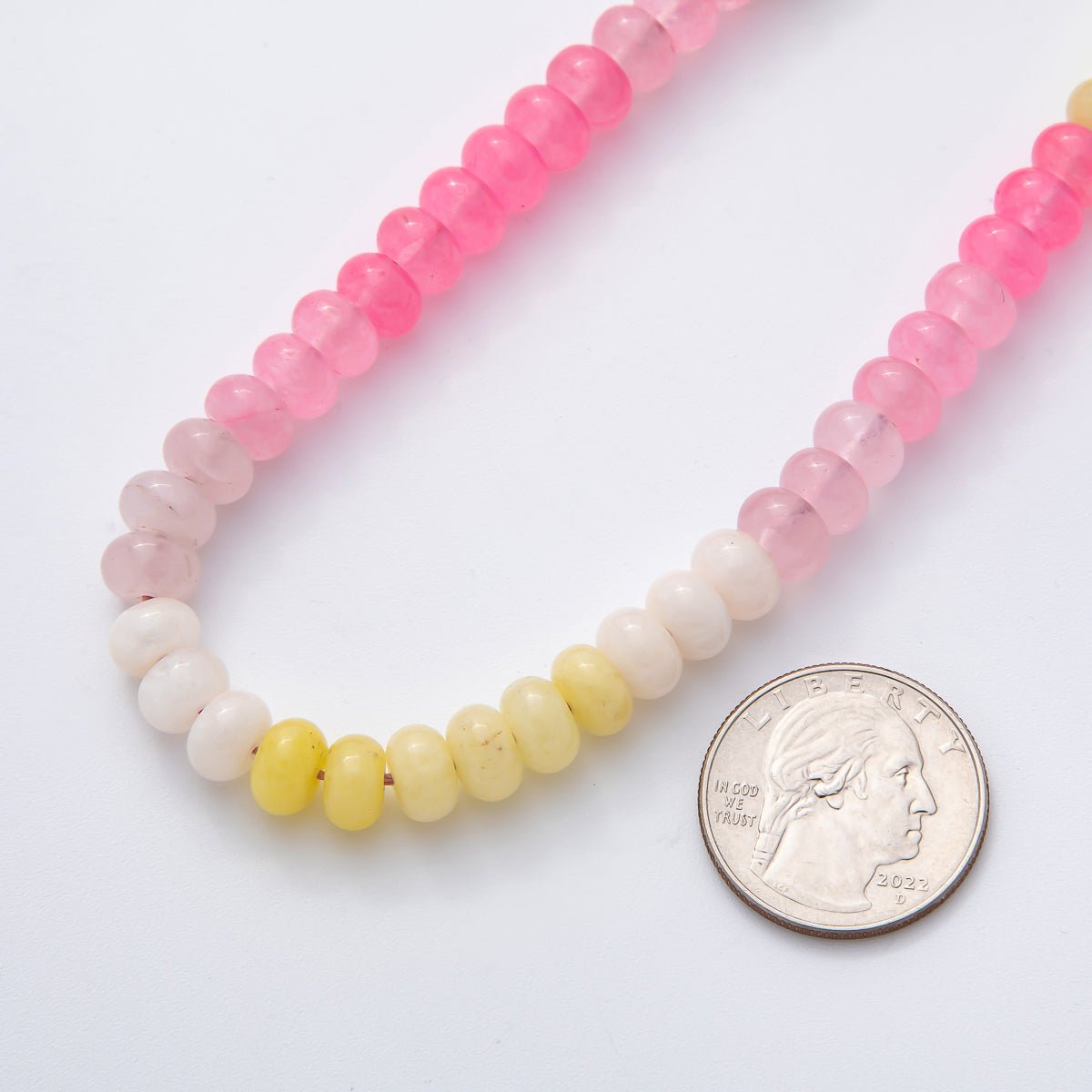 8.3mm Green, Pink, Brown Dyed Colorful Agate Rondelle Bead Strands Findings | WA - 3611, WA - 3618 ~ WA - 3621, WA - 3786 ~ WA - 3789 - DLUXCA