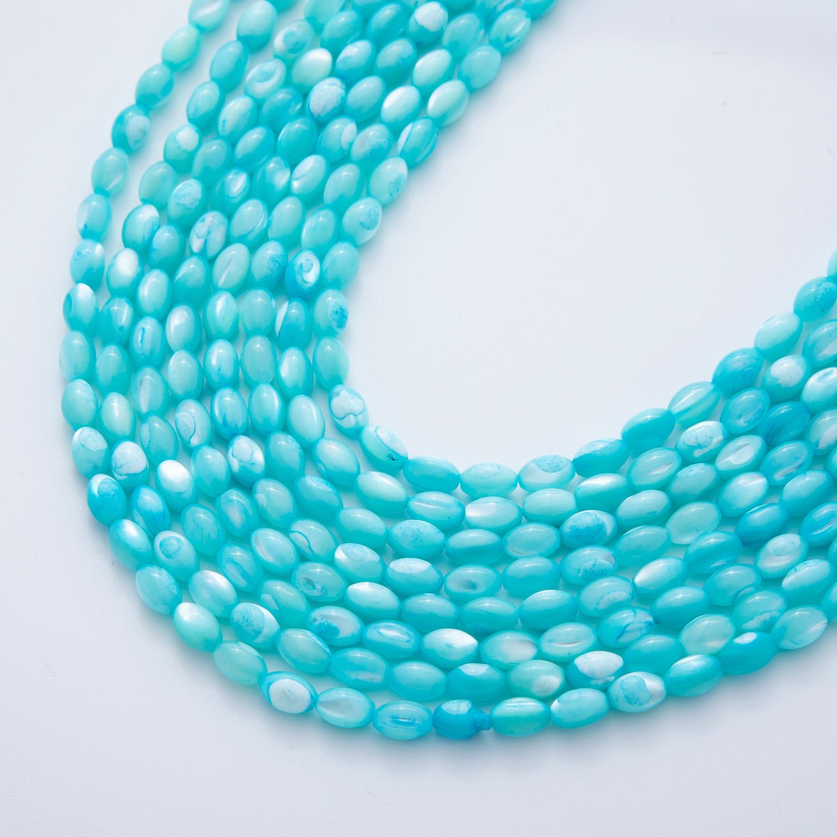 8.8mm Sphere Dyed Shell Pearl Strand Finding | WA - 3296 ~ WA - 3301 - DLUXCA