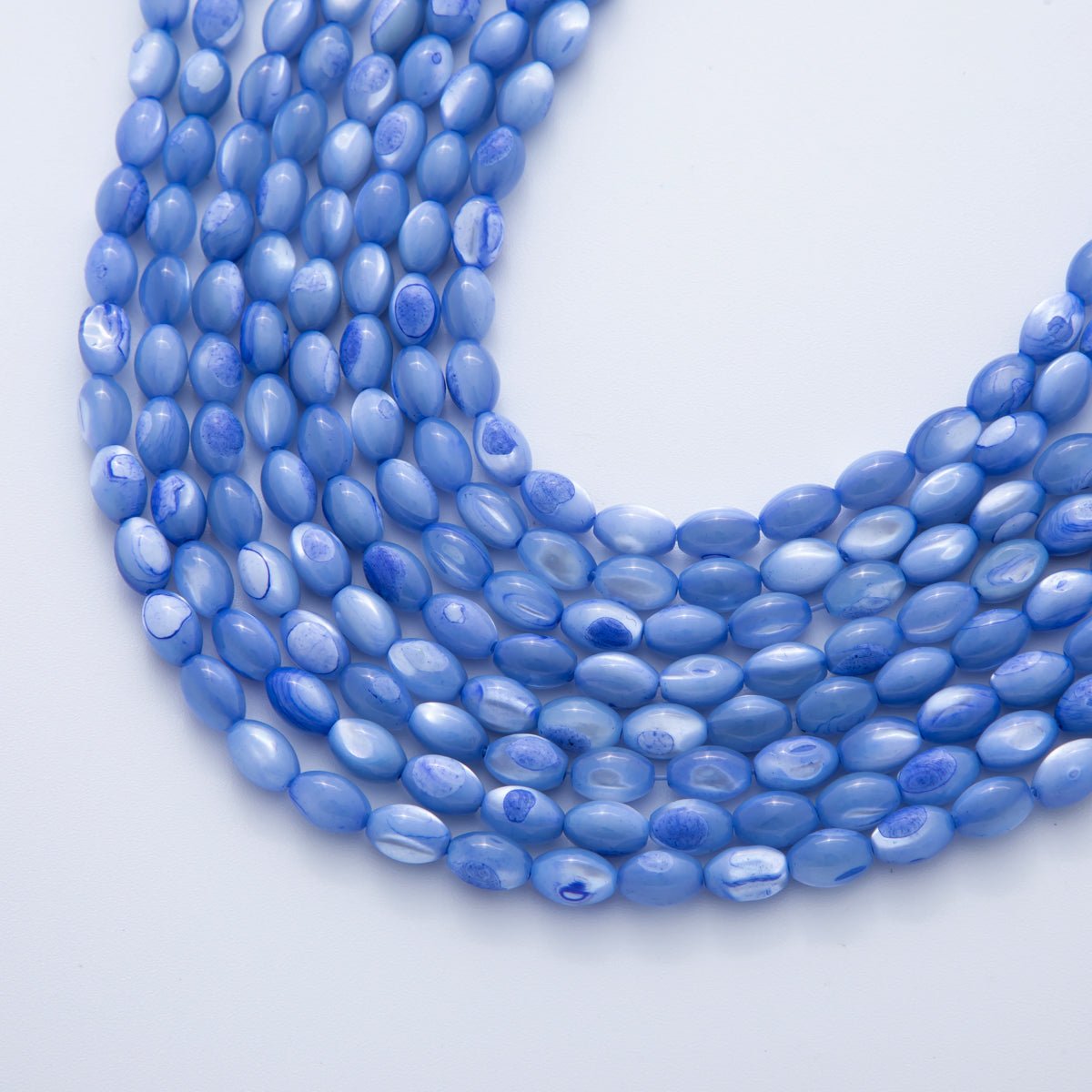 8.8mm Sphere Dyed Shell Pearl Strand Finding | WA - 3296 ~ WA - 3301 - DLUXCA