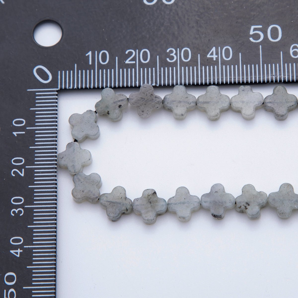 8mm Natural Gemstone Quatrefoil Bead Strand Finding | WA - 3187 ~ WA - 3204 - DLUXCA