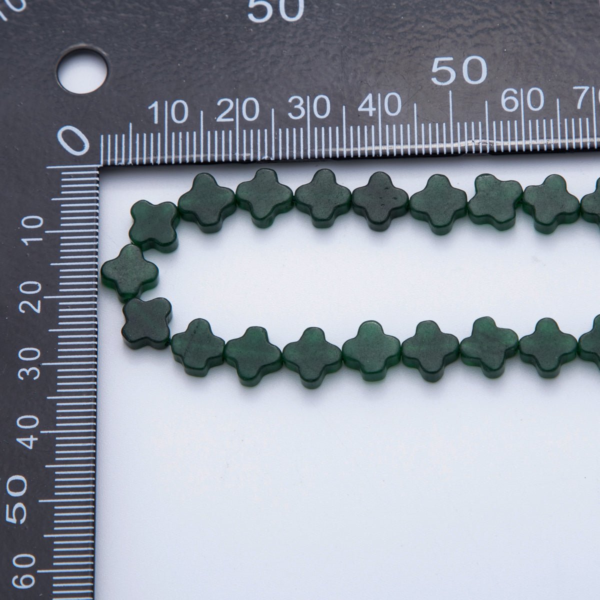 8mm Natural Gemstone Quatrefoil Bead Strand Finding | WA - 3187 ~ WA - 3204 - DLUXCA