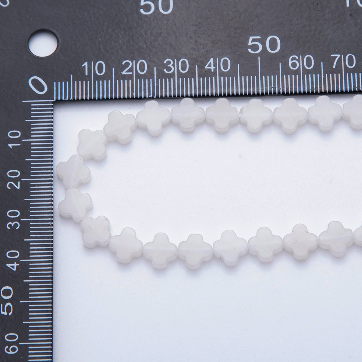 8mm Natural Gemstone Quatrefoil Bead Strand Finding | WA - 3187 ~ WA - 3204 - DLUXCA