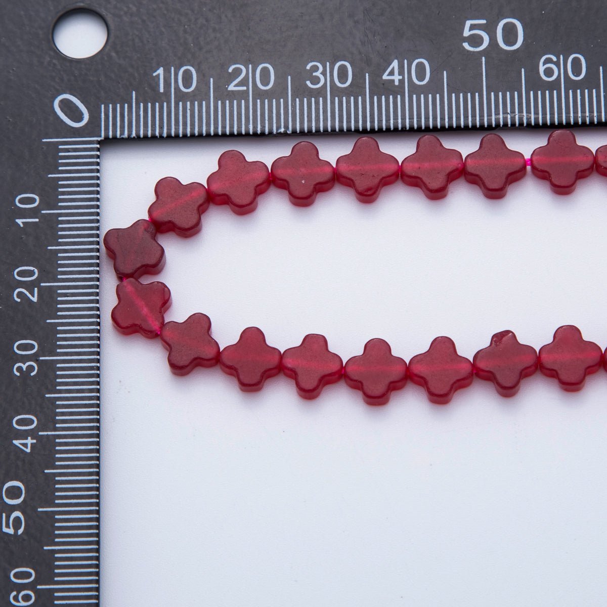 8mm Natural Gemstone Quatrefoil Bead Strand Finding | WA - 3187 ~ WA - 3204 - DLUXCA