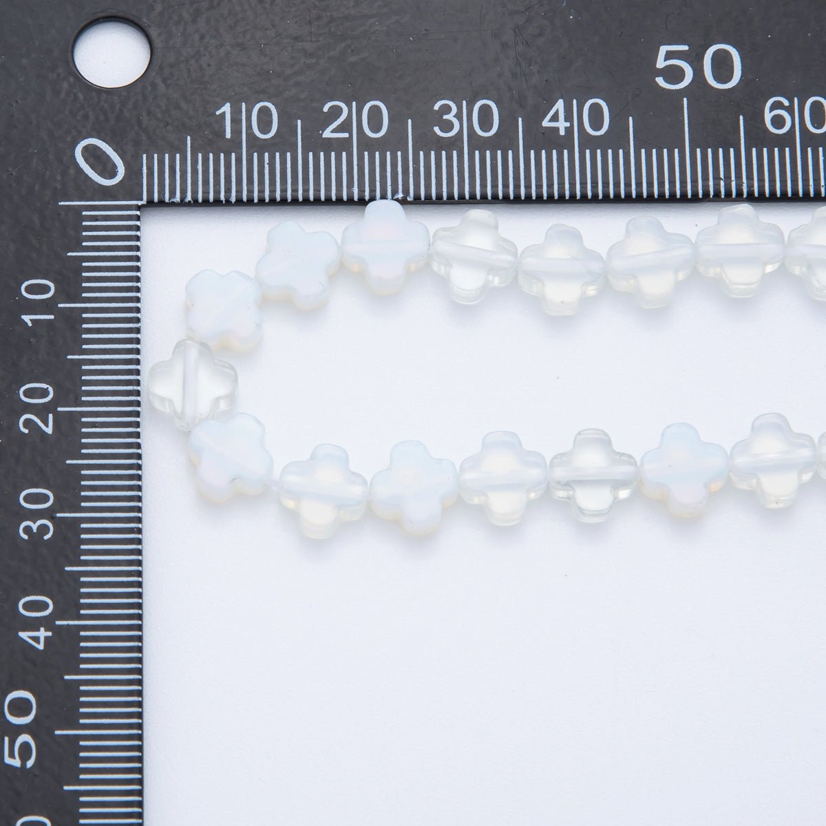 8mm Natural Gemstone Quatrefoil Bead Strand Finding | WA - 3187 ~ WA - 3204 - DLUXCA