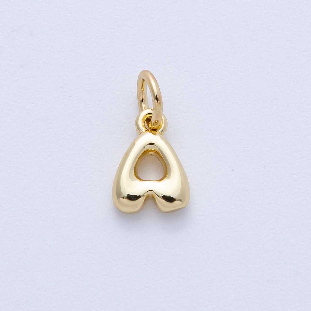 14K Gold Filled 9mm Initial Letter Chubby Balloon Alphabet Charm | AF-261-AF273