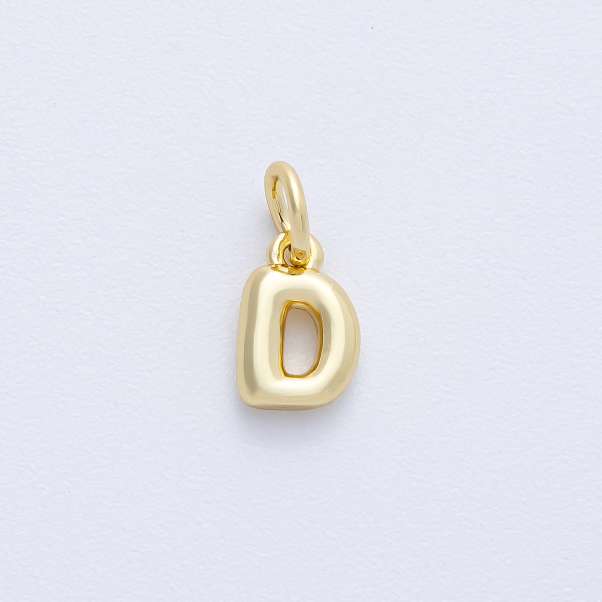 14K Gold Filled 9mm Initial Letter Chubby Balloon Alphabet Charm | AF-261-AF273