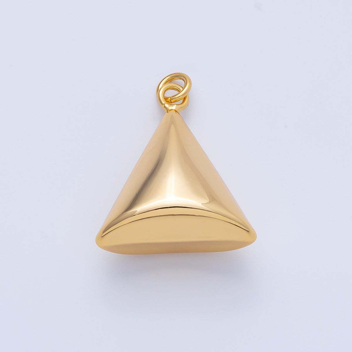18K Gold Filled 30mm Triangle 3D Multidimensional Charm | AK121