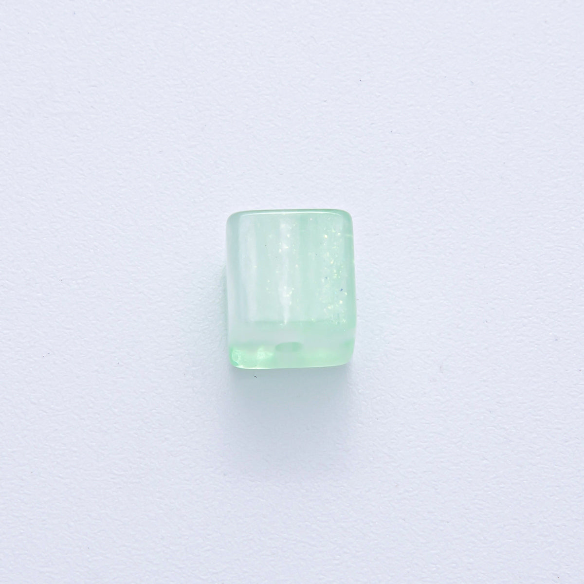 8mm Black, Purple, Orange, White, Green, Pink Glitter Resin Square Bead Set ( 10 pcs ) | B566 - B568