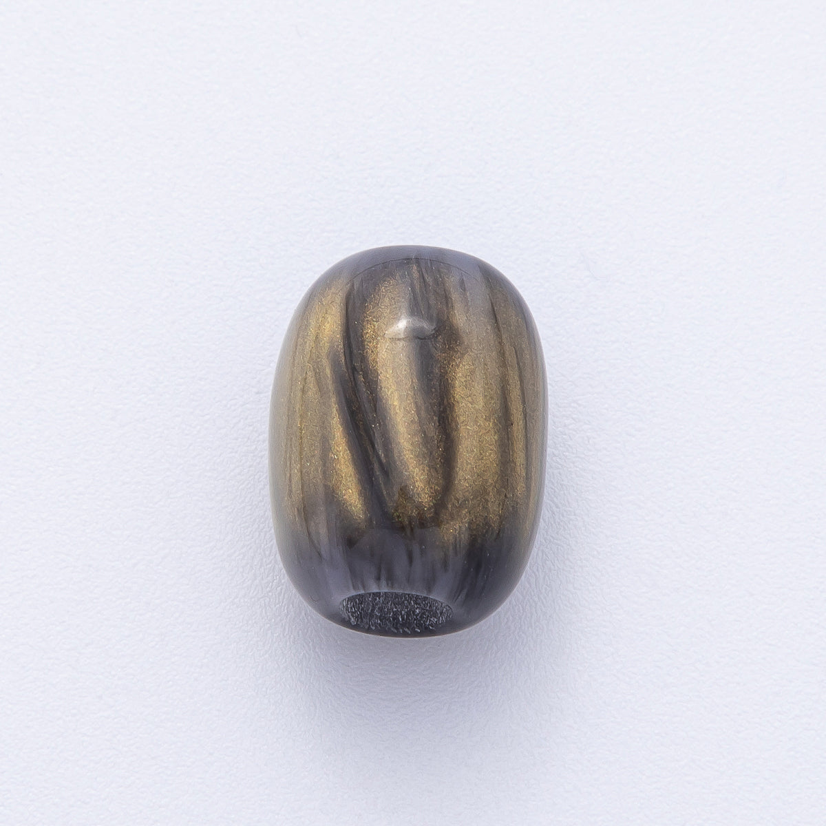 15.5mm Black, Red, Blue, Black Glitter Acrylic Resin Oblong Bead Set by 10 Pieces | B614 - B617