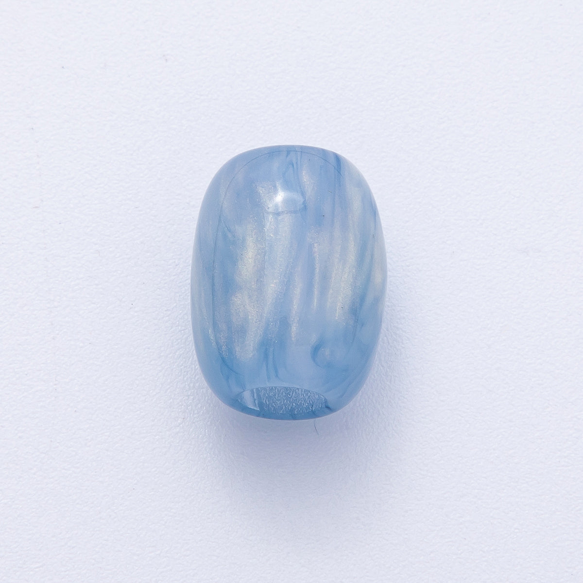15.5mm Black, Red, Blue, Black Glitter Acrylic Resin Oblong Bead Set by 10 Pieces | B614 - B617