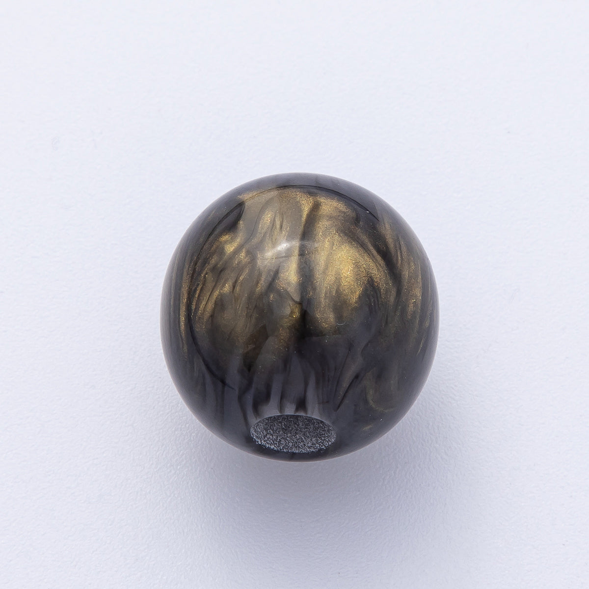 19mm Blue, Red, Black, Green, Brown Acrylic Resin Round Bead | B622 - B625