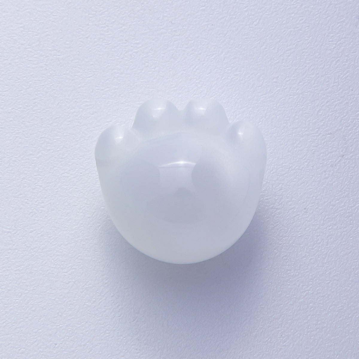 15mm Resin Blue, White, Green, Fuchsia, Pink, Purple, Red Paw Print Pet Animal Bead | B663 - B673