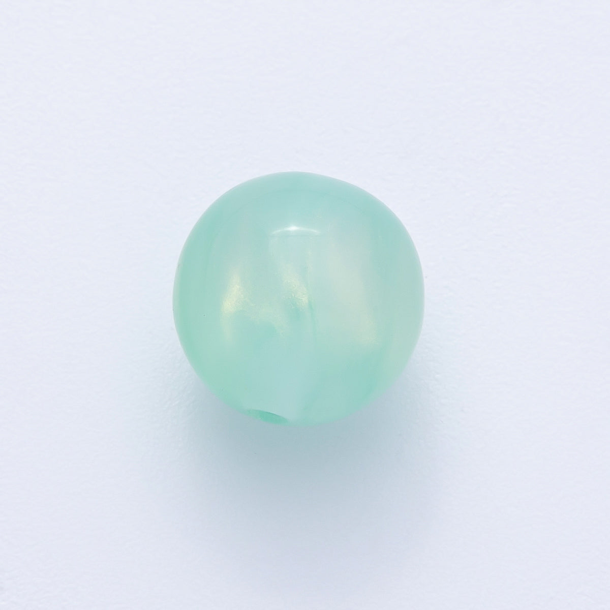 10pcs 12mm Black, White, Blue, Green, Grey, Pink, Red, Teal Glitter Resin Round Bead | B686 - B694