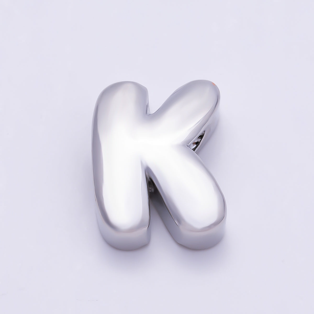 Silver 20mm Minimalist Chubby Initial Letter A-Z Alphabet Personalized Bead | Beads-00440 ~ Beads-00439 (Copy)