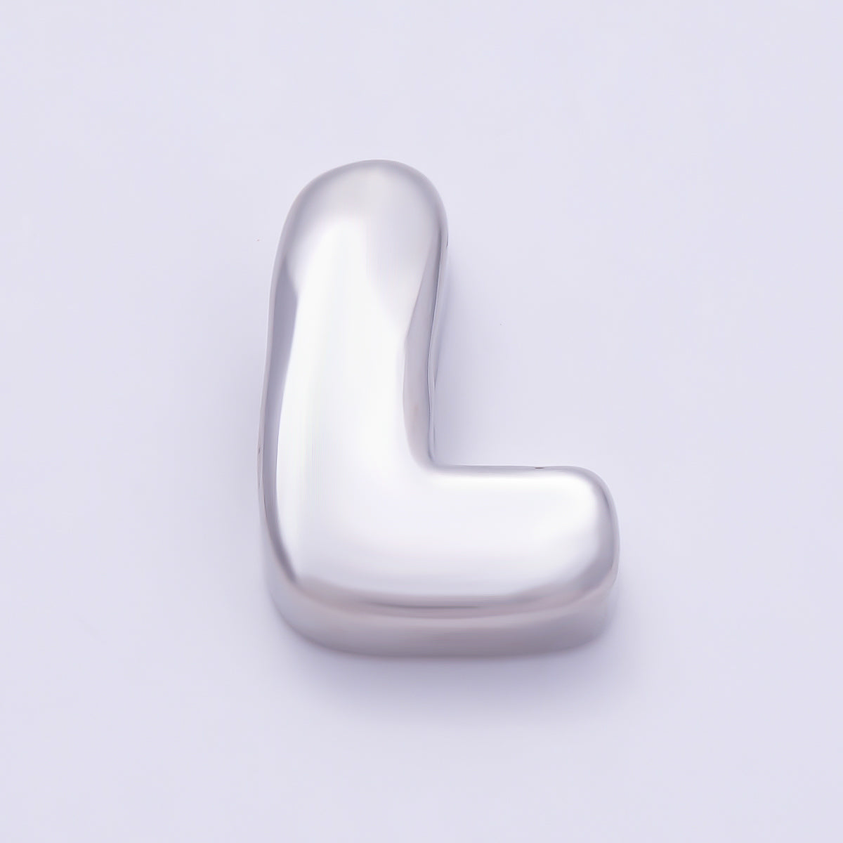 Silver 20mm Minimalist Chubby Initial Letter A-Z Alphabet Personalized Bead | Beads-00440 ~ Beads-00439 (Copy)