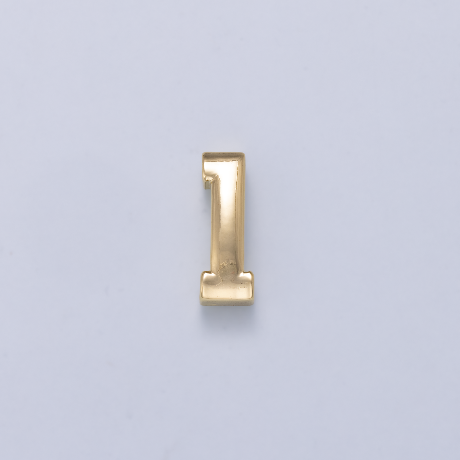 24K Gold Filled 20mm Minimalist Sport Number Numerology Bead | Beads-00478 Beads-00479