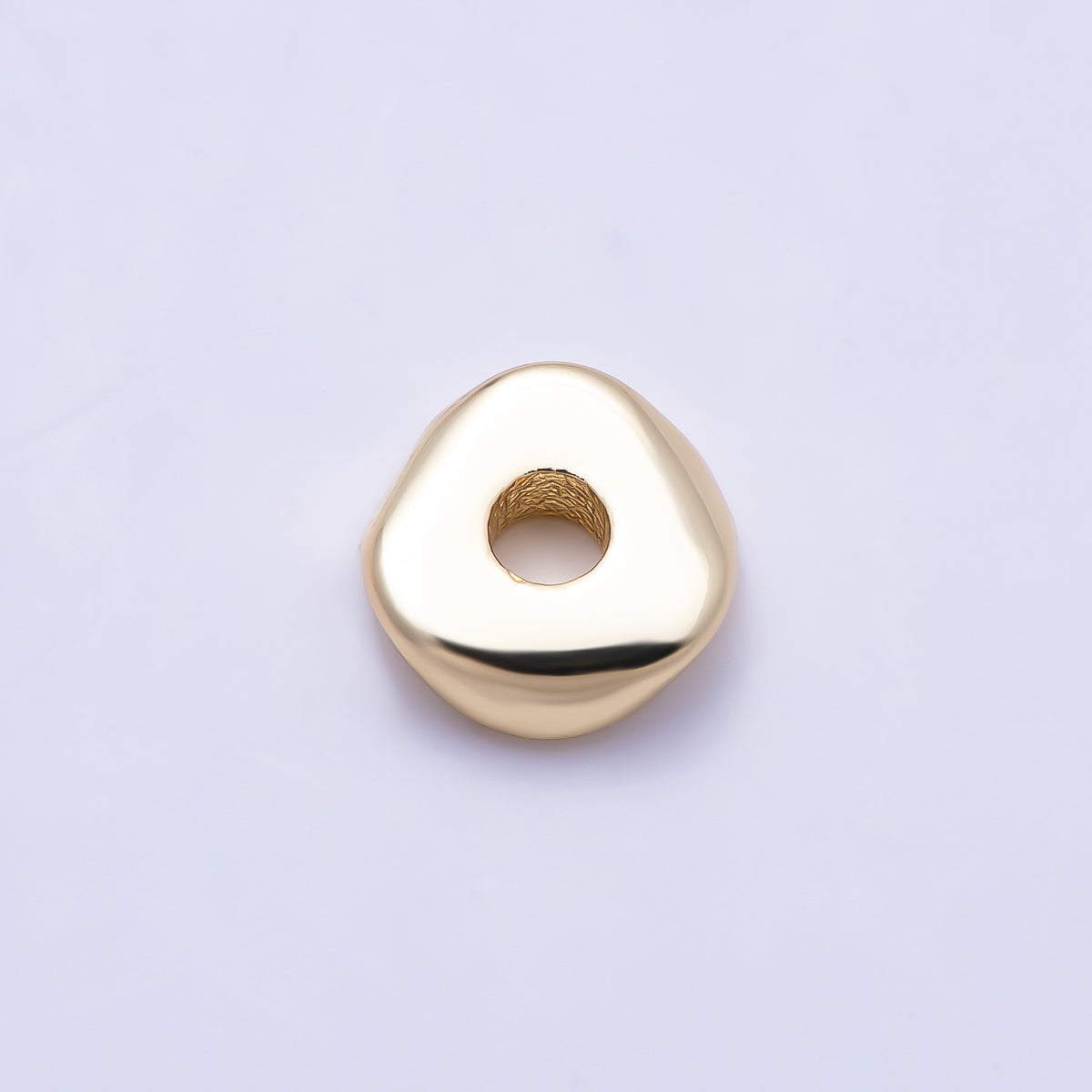 16K Gold Filled 2mm x 6.7mm Triangle Mini Bead by 10 Pieces | Beads-00540