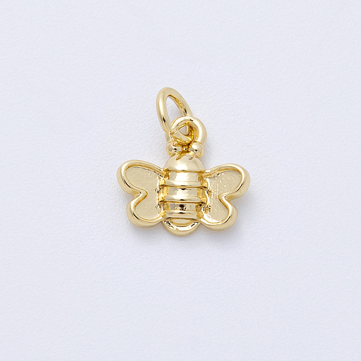 16K Gold Filled 11mm Bumble Bee Insect Animal 3D Multidimensional Charm | Charms-00121