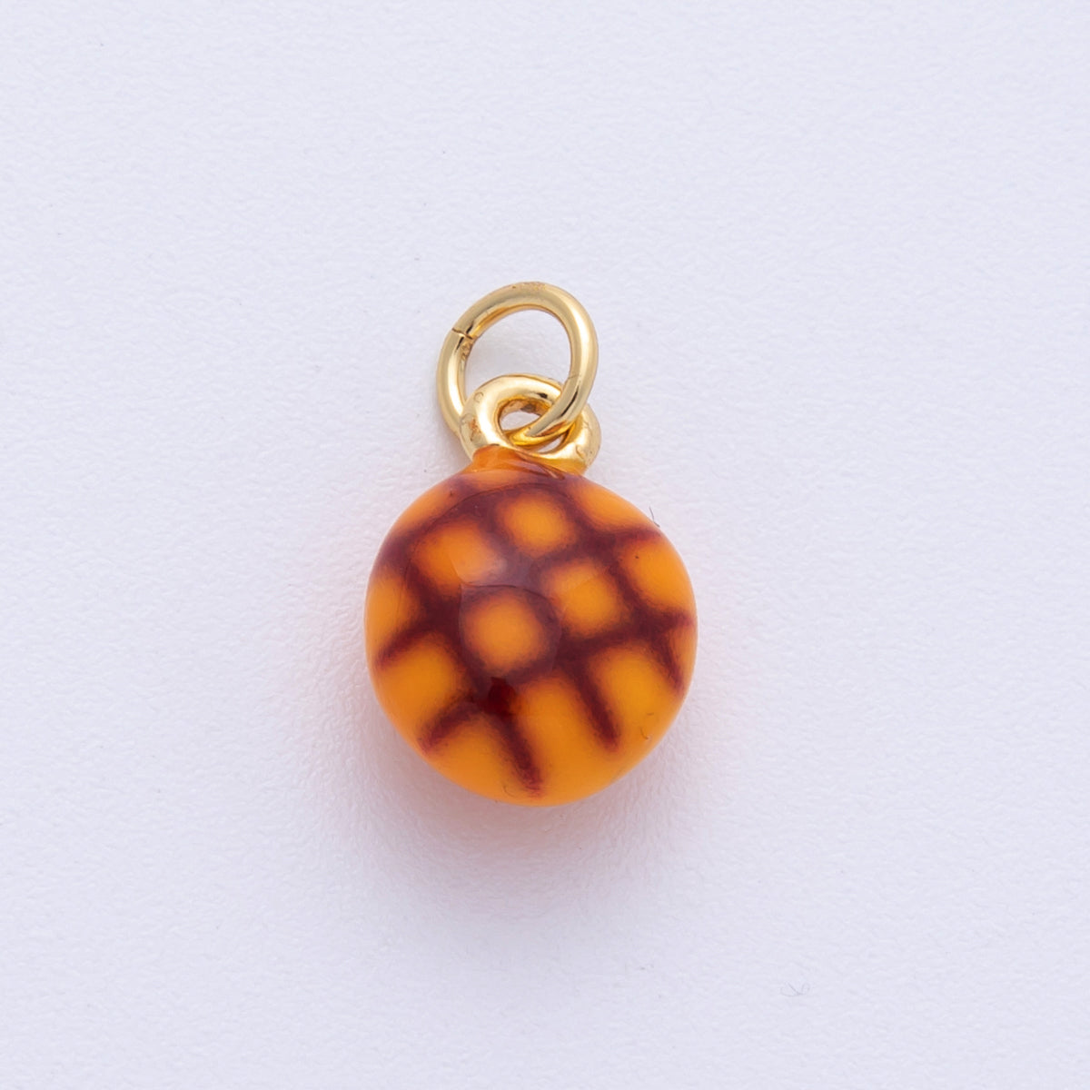 14K Gold Filled 13mm Plain Cupcake Pastry 3D Multidimensional Charm | Charms-100019