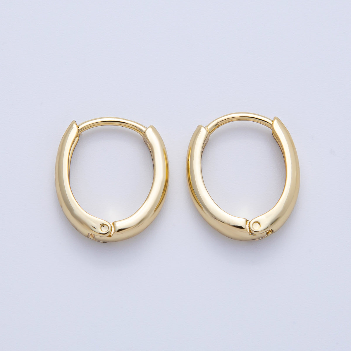 14K Gold Filled 15mm Minimalist Huggie Earrings | Earrings-00078