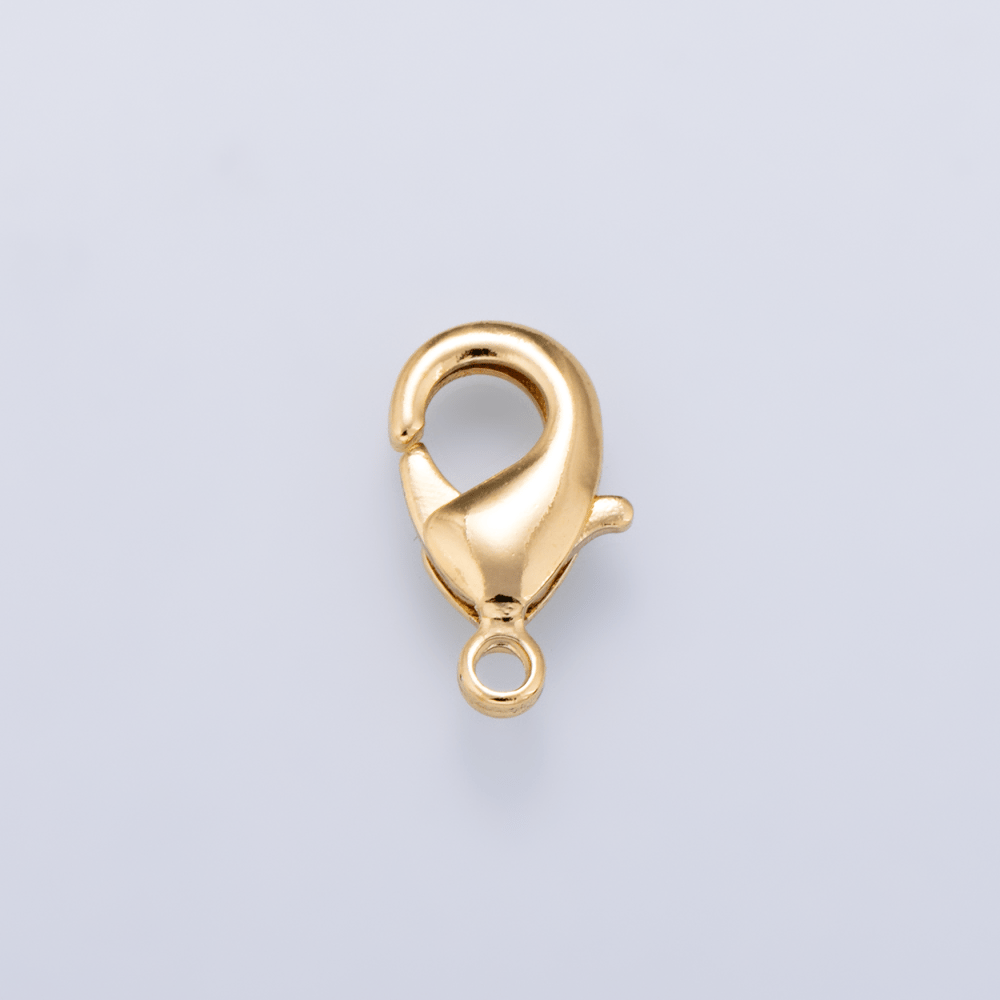 24K Gold Filled 12mm Minimalist Lobster Claw Clasps Closure Findings | Findings-00184