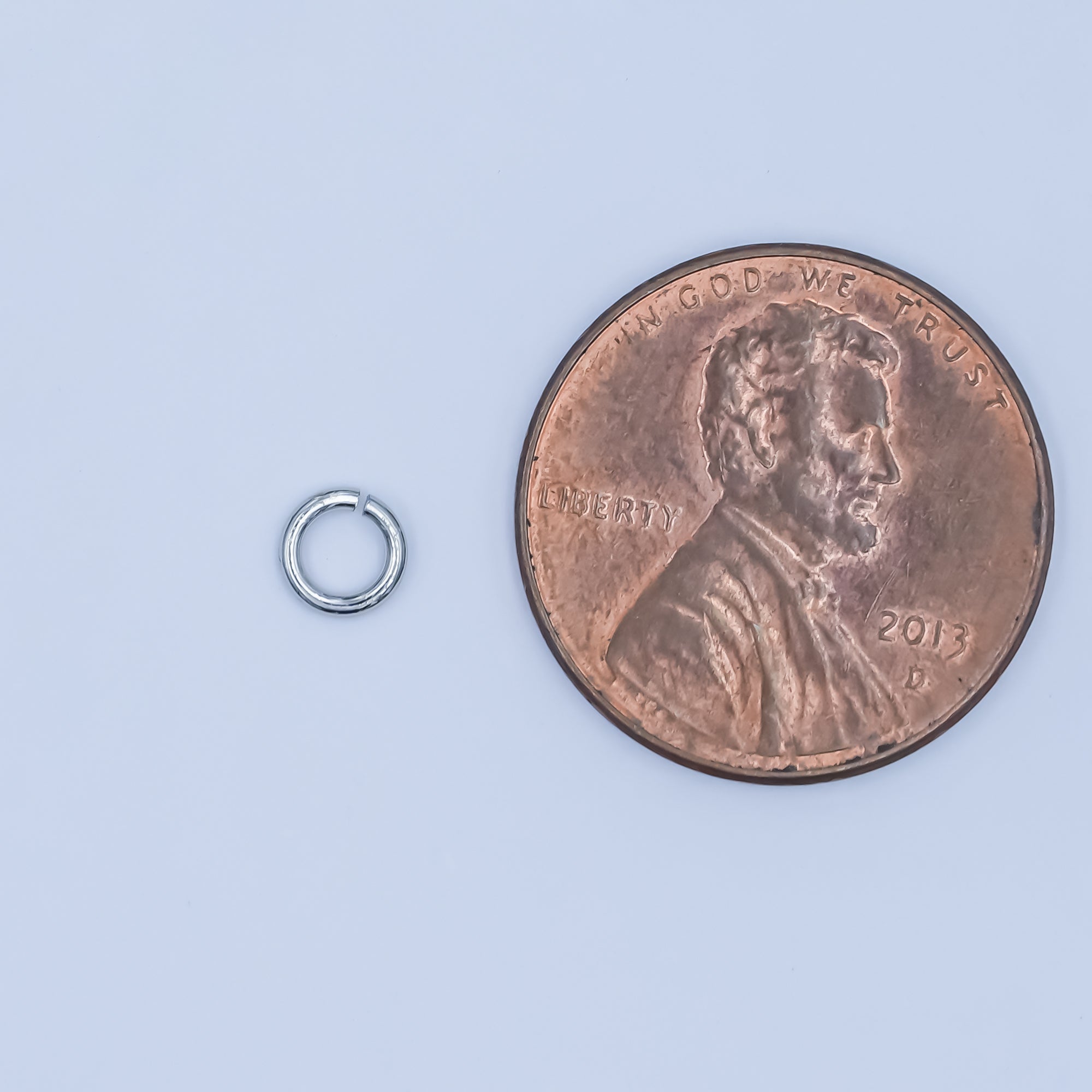 24K Gold Filled 4.5mm x 0.8mm ( 20 gauge ) Minimalist Jump Ring Finding Set in Gold & Silver | SP-1619