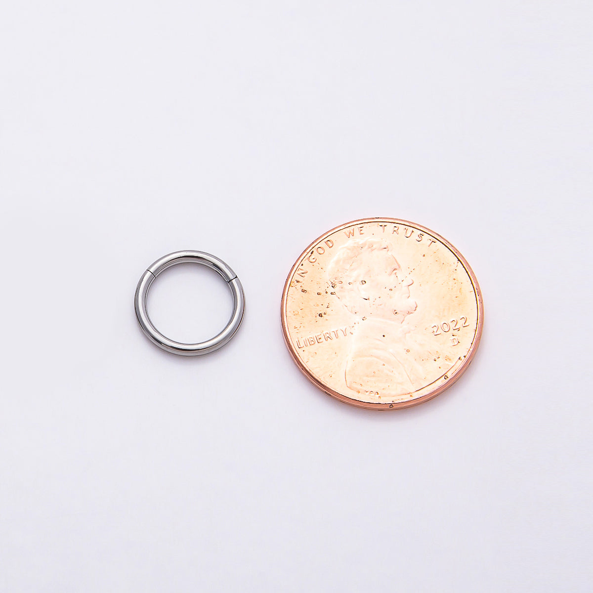Stainless Steel 10mm Minimalist Pull Gate Round Finding | Findings-00207